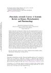 Platycladus Orientalis Leaves: A Systematic Review on Botany, Phytochemistry, and Pharmacology