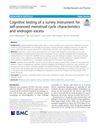 Cognitive Testing of a Survey Instrument for Self-Assessed Menstrual Cycle Characteristics and Androgen Excess