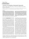 Activation of Wnt Signaling in Hematopoietic Regeneration