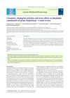 Chemistry, Biological Activities, And Toxic Effects Of Alkaloidal Constituents Of Genus Delphinium - A Mini Review