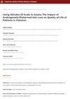 Using Skindex-29 Scale to Assess the Impact of Androgenetic/Patterned Hair Loss on Quality of Life of Patients in Pakistan