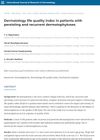 Dermatology Life Quality Index in Patients with Persisting and Recurrent Dermatophytoses