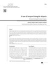 A Case of Temporal Triangular Alopecia
