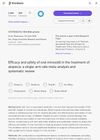 Efficacy and Safety of Oral Minoxidil in the Treatment of Alopecia: A Single-Arm Rate Meta-Analysis and Systematic Review