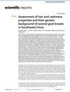 Assessment of Hair and Cashmere Properties and Their Genetic Background of Several Goat Breeds in Southwest China