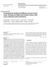 Examining the Safety and Efficacy of Low-Level Laser Therapy for Male and Female Pattern Hair Loss: A Review of the Literature
