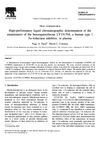 High-Performance Liquid Chromatographic Determination of the Enantiomers of the Benzoquinolinone LY 191704, a Human Type 1 5α-Reductase Inhibitor, in Plasma