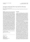 Investigation of Human Hair Fibers Using Lateral Force Microscopy
