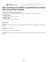 Sky Fruit Seed Crush: A Potential Source of Less Salt Curing of Raw Goatskin
