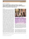 Case of Epidermolytic Ichthyosis with a Novel L157P Mutation in KRT10 Complicated by Hypercalcemia