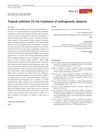 Topical Cetirizine 1% for Treatment of Androgenetic Alopecia