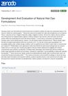 Development And Evaluation Of Natural Hair Dye Formulations