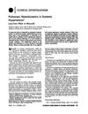 Pulmonary Hemodynamics in Systemic Hypertension