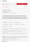 A Randomized Cohort Study: Is It Worth the Time to Receive Antiandrogenic Pretreatment Before Ovulation Induction for Women With Polycystic Ovary Syndrome?