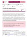 Pregnancy During the Course of Cushing’s Syndrome: A Case Report and Literature Review