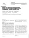 Efficacy and Safety of a Topical Botanical in Female Androgenetic Alopecia: A Randomized, Single-Blinded, Vehicle-Controlled Study