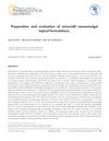 Preparation And Evaluation Of Minoxidil Nanoemulgel Topical Formulations