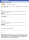 Upper Eyelid Nodule: An Unusual Presentation of Ocular Demodicosis