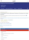 PTP1B Inhibitory and Anti-inflammatory Properties of Constituents from Eclipta Prostrata L.