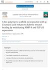A Biopolymeric Scaffold Incorporated With p-Coumaric Acid Enhances Diabetic Wound Healing by Modulating MMP-9 and TGF-β3 Expression