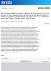Natural Hair Serum Formulations For Scalp Care: A Comprehensive Review Of Antifungal And Antibacterial Applications