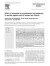 Effect of Minoxidil on Proliferation and Apoptosis in Dermal Papilla Cells of Human Hair Follicle
