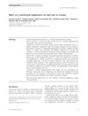 Effect of a Nutritional Supplement on Hair Loss in Women