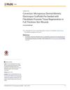Microporous Dermal-Mimetic Electrospun Scaffolds Pre-Seeded with Fibroblasts Promote Tissue Regeneration in Full-Thickness Skin Wounds
