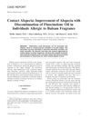 Contact Alopecia: Improvement of Alopecia with Discontinuation of Fluocinolone Oil in Individuals Allergic to Balsam Fragrance