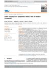 Lower Urinary Tract Symptoms: What’s New in Medical Treatment?