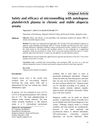 Safety and Efficacy of Microneedling with Autologous Platelet-Rich Plasma in Chronic and Stable Alopecia Areata