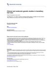 Clinical and Molecular Genetic Studies in Hereditary Hair Loss