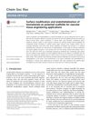 Surface Modification and Endothelialization of Biomaterials as Potential Scaffolds for Vascular Tissue Engineering Applications