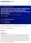 Comparative Efficacy and Safety of Platelet Rich Plasma Versus Topical Minoxidil for Androgenetic Alopecia: A Systematic Review and Meta-Analysis