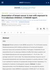 Association of Breast Cancer in Men with Exposure to 5-Alpha Reductase Inhibitors: A RADAR Report