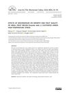 Effects of Molybdenum on Growth and Fruit Quality of Small Fruit Melon (Cucumis Melo L.) Cultivated Under High-Temperature Stress