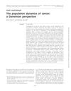 The Population Dynamics of Cancer: A Darwinian Perspective