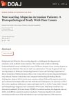 Non-Scarring Alopecias in Iranian Patients: A Histopathological Study With Hair Counts