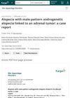 Alopecia With Male-Pattern Androgenetic Alopecia Linked To An Adrenal Tumor: A Case Report
