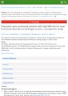Polycystic Ovary Syndrome Patients with High BMI Tend to Have Functional Disorders of Androgen Excess: A Prospective Study