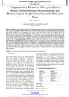Comprehensive Review of Musa Paradisiaca Kadali: Ethnobotanical, Phytochemical, and Pharmacological Insights into a Versatile Medicinal Plant