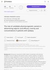 The Role of Candidate Pharmacogenetic Variants in Determining Valproic Acid Efficacy, Toxicity, and Concentrations in Patients with Epilepsy