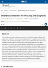 Smart Microneedles for Therapy and Diagnosis