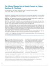 The Effect of Plasma Rich in Growth Factors on Pattern Hair Loss: A Pilot Study