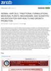 Herbal Hair Oils: Traditional Formulations, Medicinal Plants, Mechanisms, And Scientific Validation For Hair Health And Growth Promotion