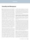 Managing Menopause Chapter 8: Sexuality and Menopause