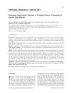 Androgen Deprivation Therapy in Prostate Cancer: Focusing on Sexual Side Effects