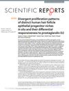 Divergent Proliferation Patterns of Distinct Human Hair Follicle Epithelial Progenitor Niches In Situ and Their Differential Responsiveness to Prostaglandin D2