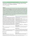 Nutritional Assessment of Selected Emerging Adult Women with Polycystic Ovarian Syndrome