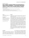 Coat Condition, Housing Condition, And Measurement Of Fecal Cortisol Metabolites: A Non-Invasive Study About Alopecia In Captive Rhesus Macaques (Macaca Mulatta)
